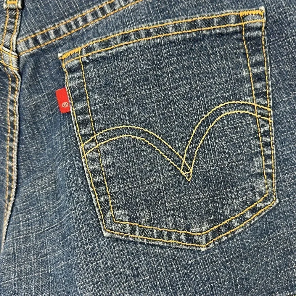 LEVI’S Women’s High Rise Denim Jean Shorts Blue Size 7